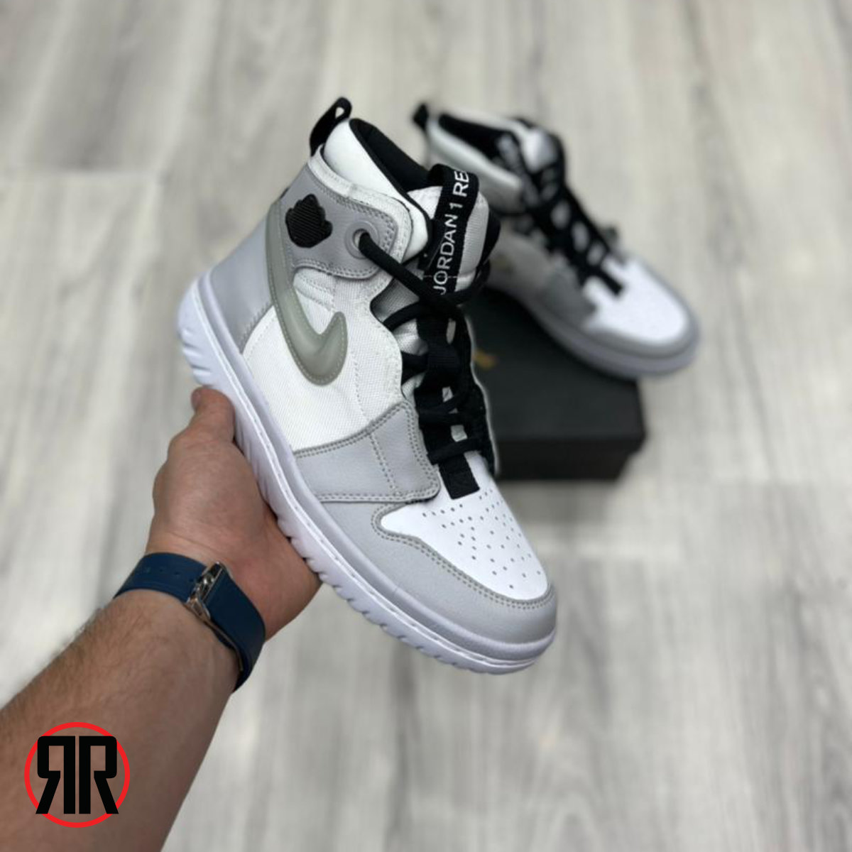 jordan 1 react grey