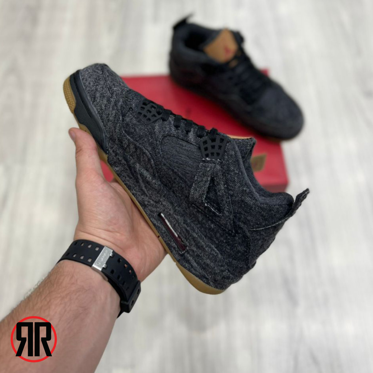 کتونی مردانه نایک Nike Air Jordan 4 Retro Levis