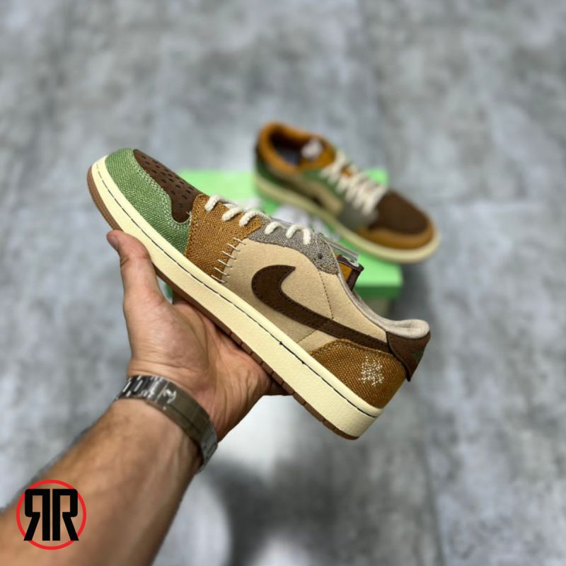 کتونی نایک ایر جردن 1 وودو Nike Air Jordan 1 Low Voodoo